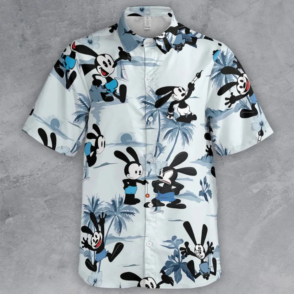 Oswald the Lucky Rabbit Button Down Shirt - 2