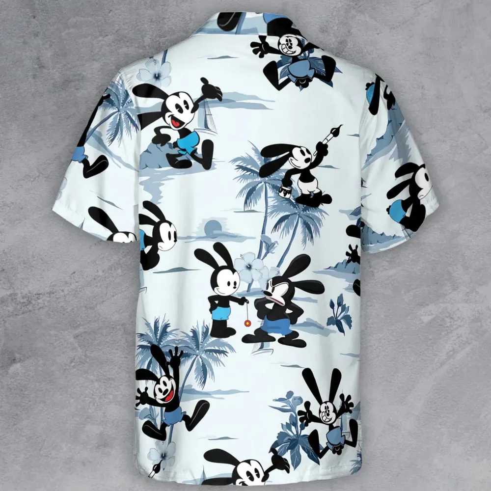 Oswald the Lucky Rabbit Button Down Shirt - 3