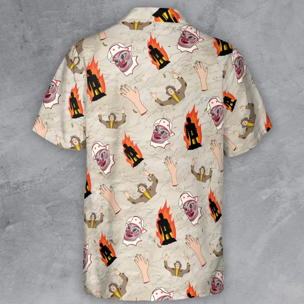 The Wicker Man Pattern Button Down Shirt - 3