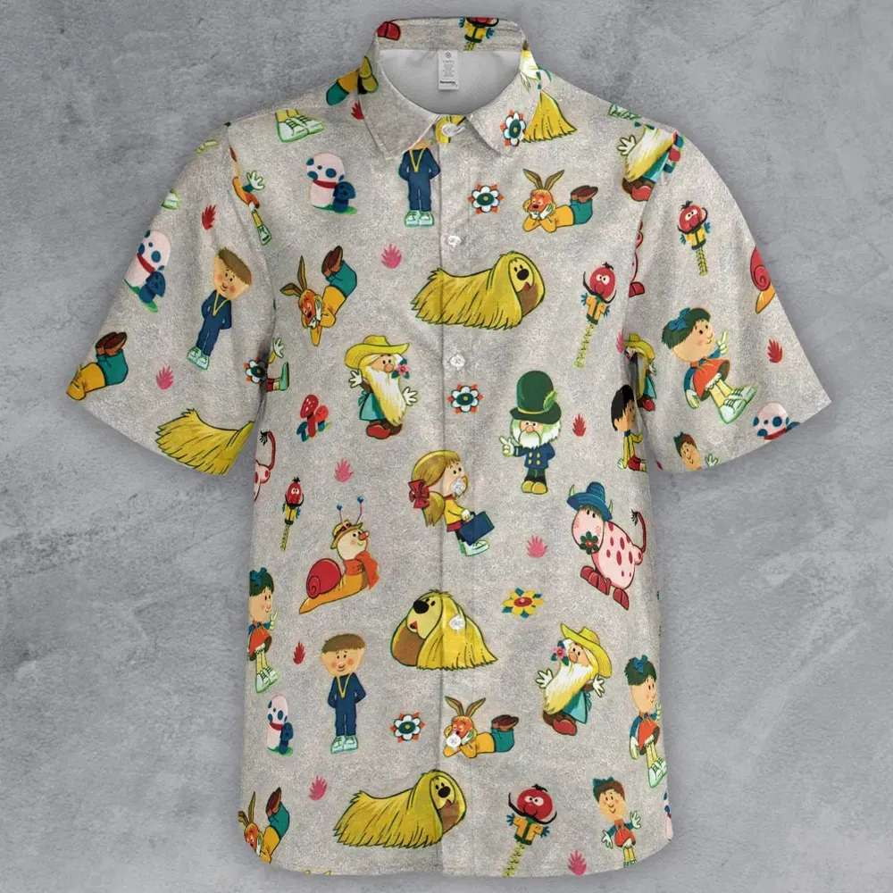 The Magic Roundabout Characters Button Down Shirt - 2