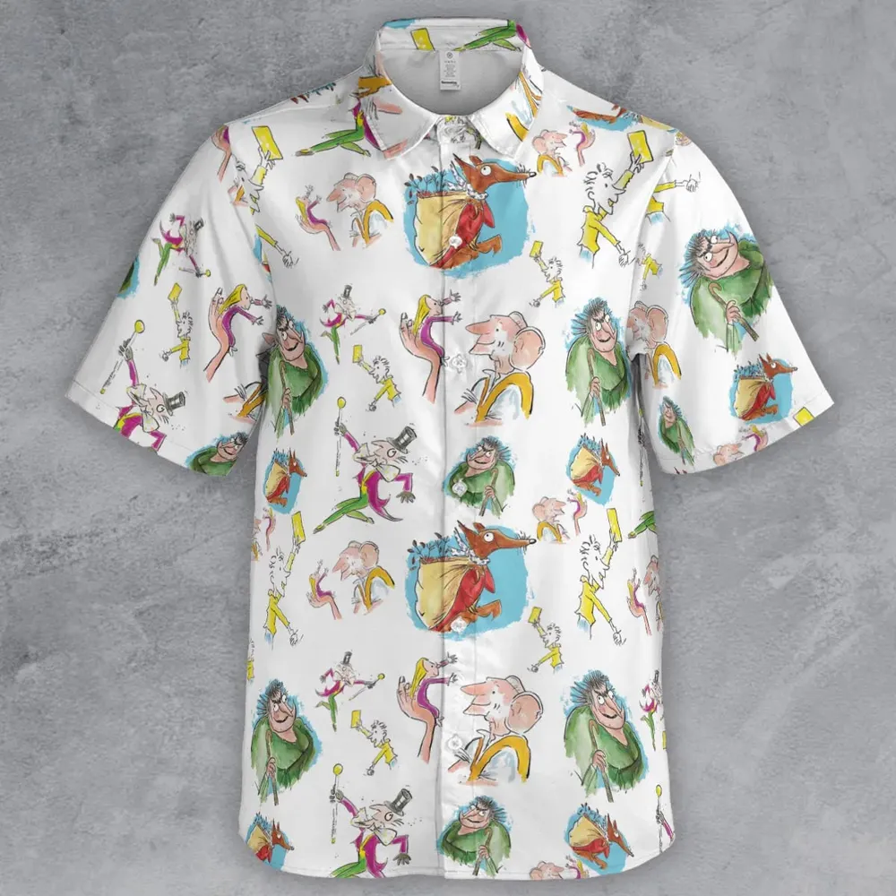 Roald Dahl Characters Button Down Shirt - 2