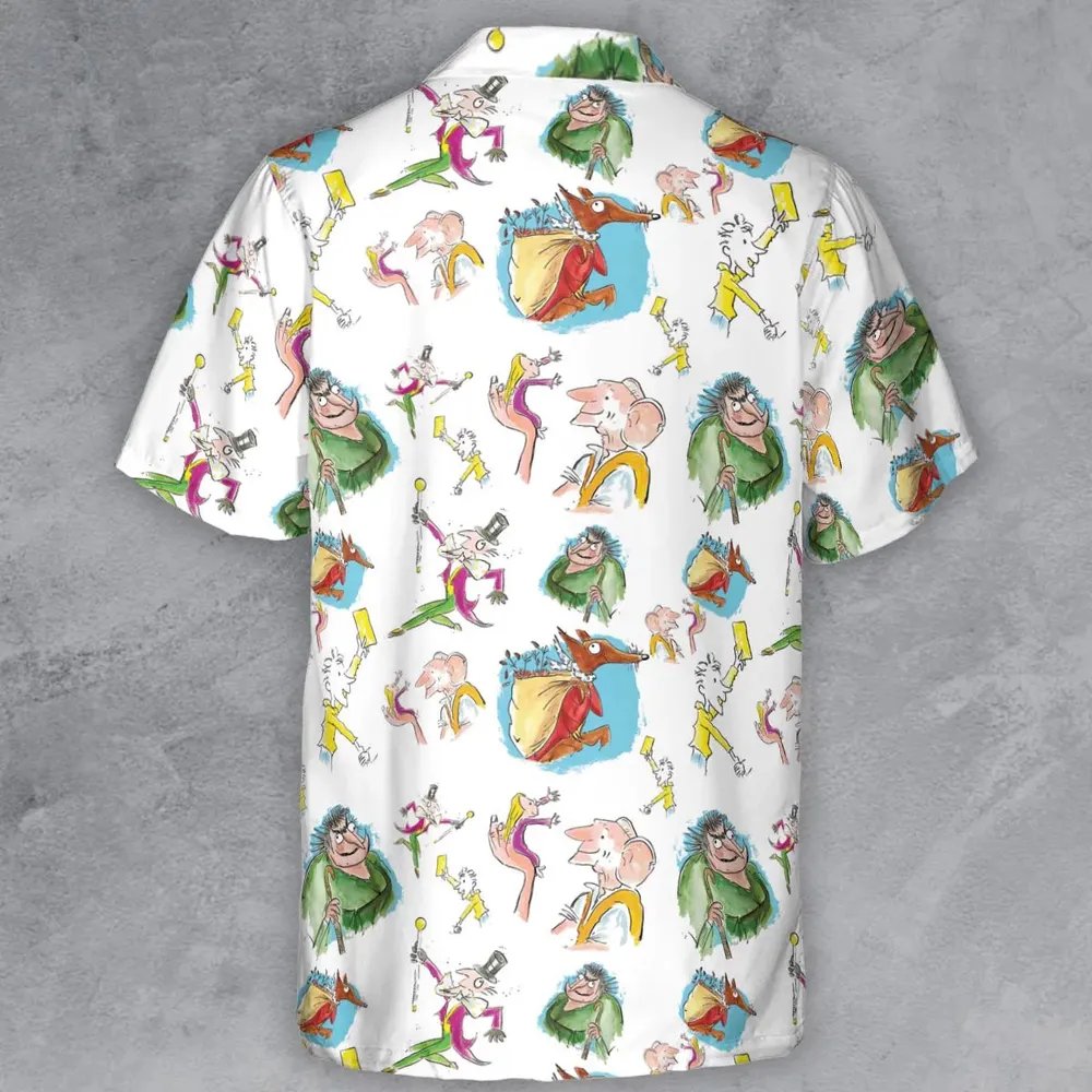 Roald Dahl Characters Button Down Shirt - 3