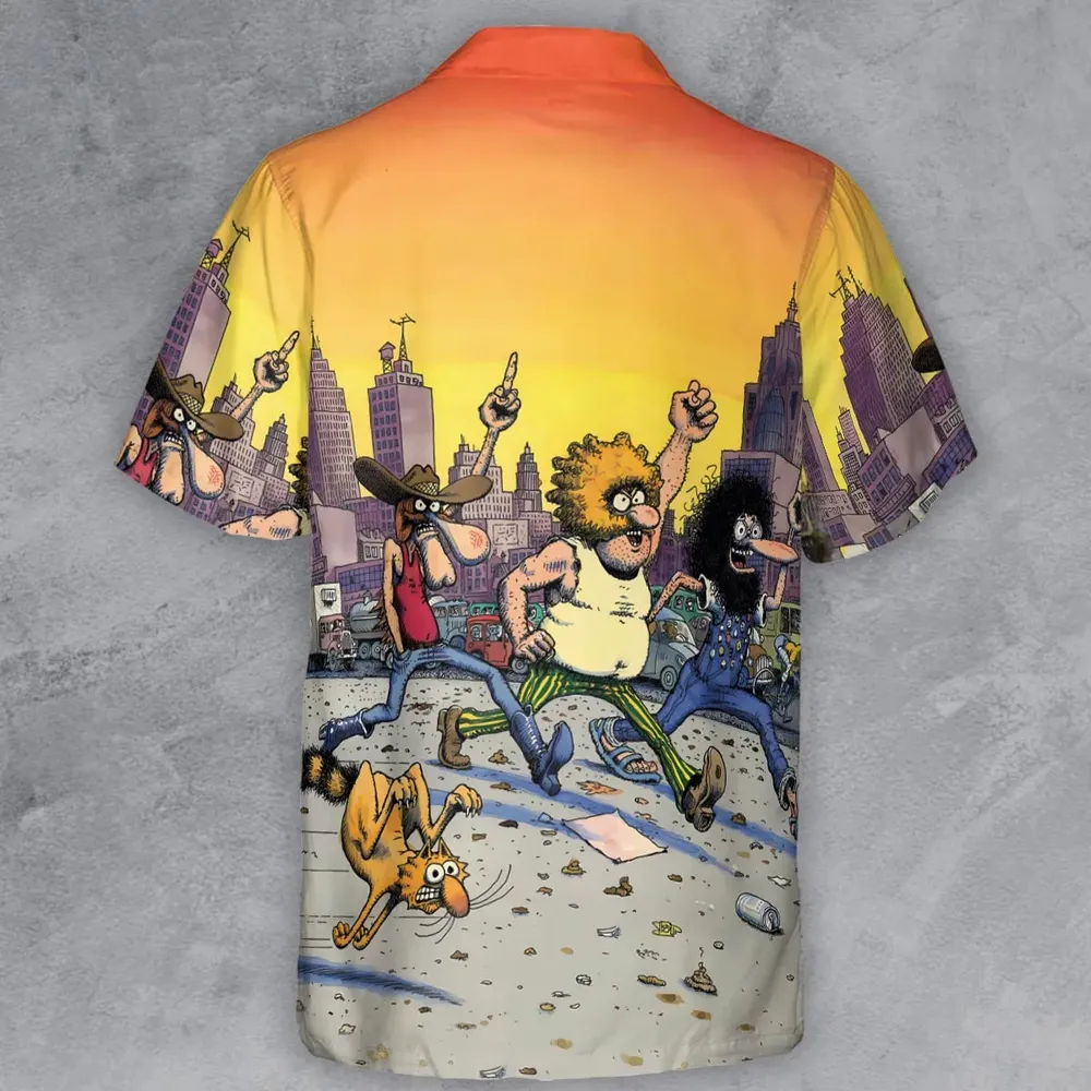 The Fabulous Furry Freak Brothers Button Down Shirt - 3