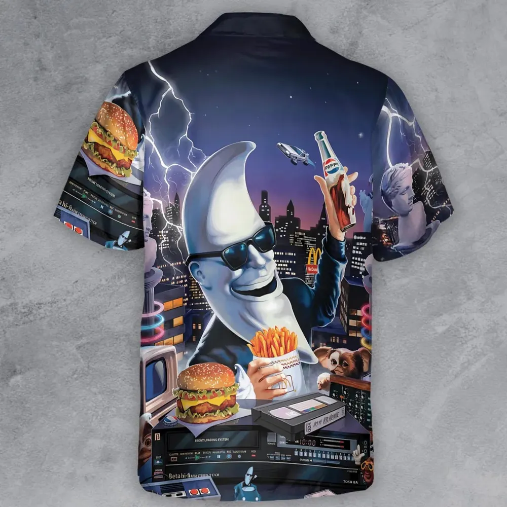 Retro Moon Mac Tonight Button Down Shirt - 3