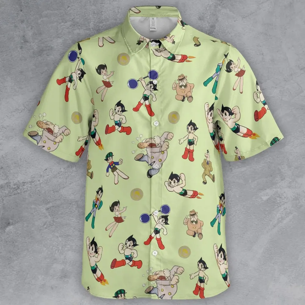 Astro Boy Characters Button Down Shirt - 2