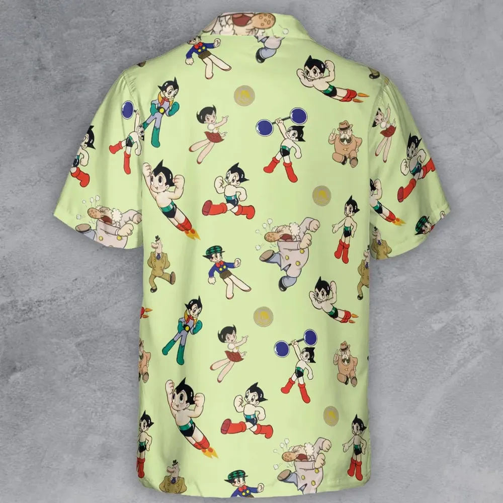 Astro Boy Characters Button Down Shirt - 3