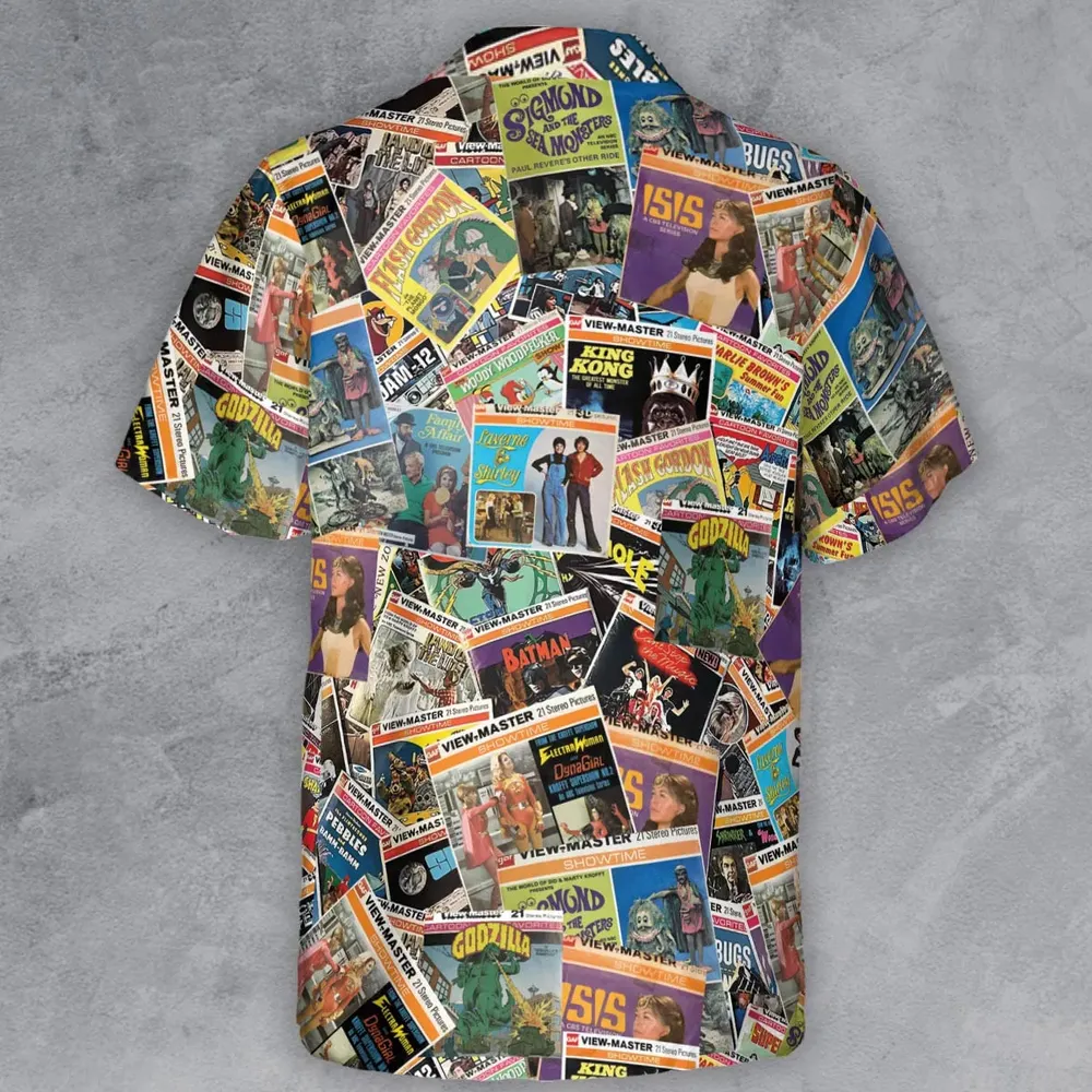 View-Master Collage Button Down Shirt - 3