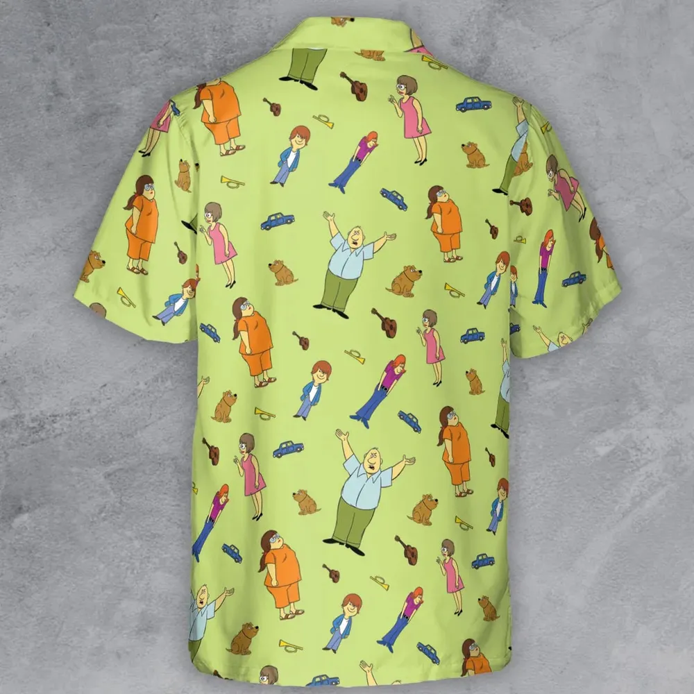 Wait Till Your Father Gets Home Characters Button Down Shirt - 3