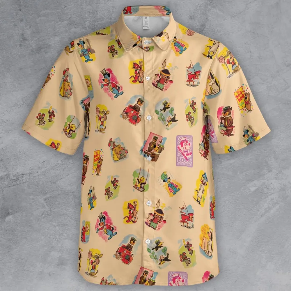 Huckleberry Hound Booby Button Down Shirt - 2