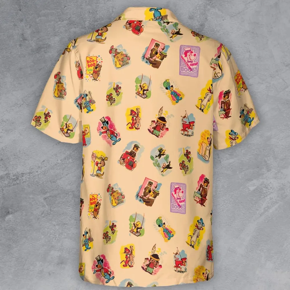 Huckleberry Hound Booby Button Down Shirt - 3