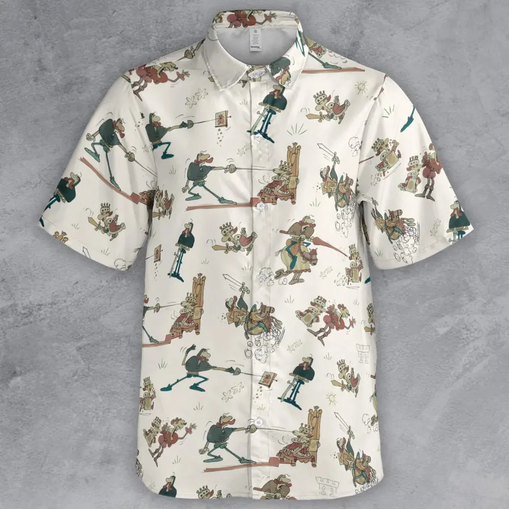 Cap'n Crunch And King Vitaman Character Button Down Shirt - 2