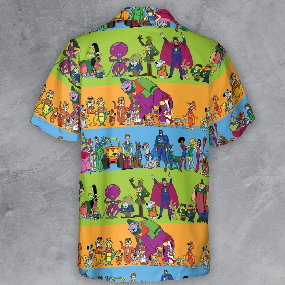 Yogi Yahooeys Scooby Doodies Really Rottens Laffalympics Button Down Shirt - 3