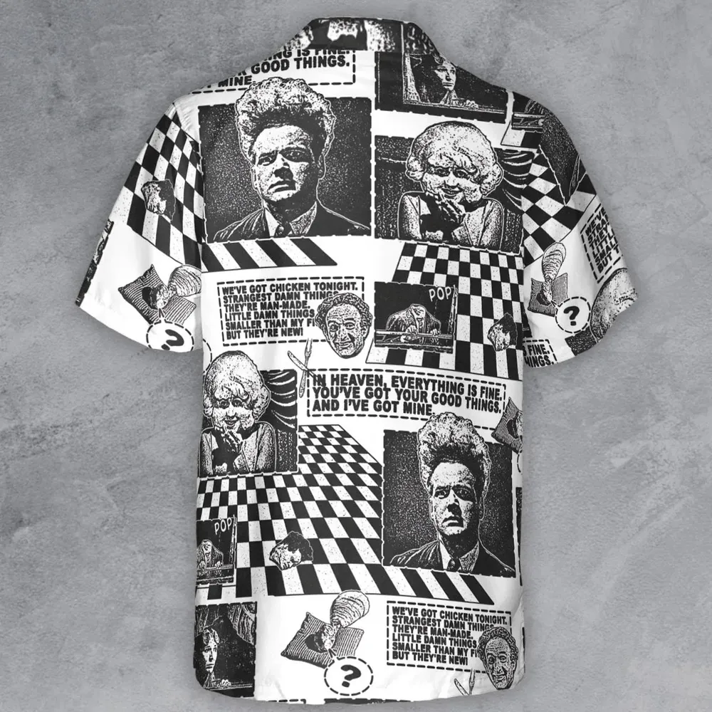Surreal Disturbing Atmospheric A nightmare Eraserhead Button Down Shirt - 3