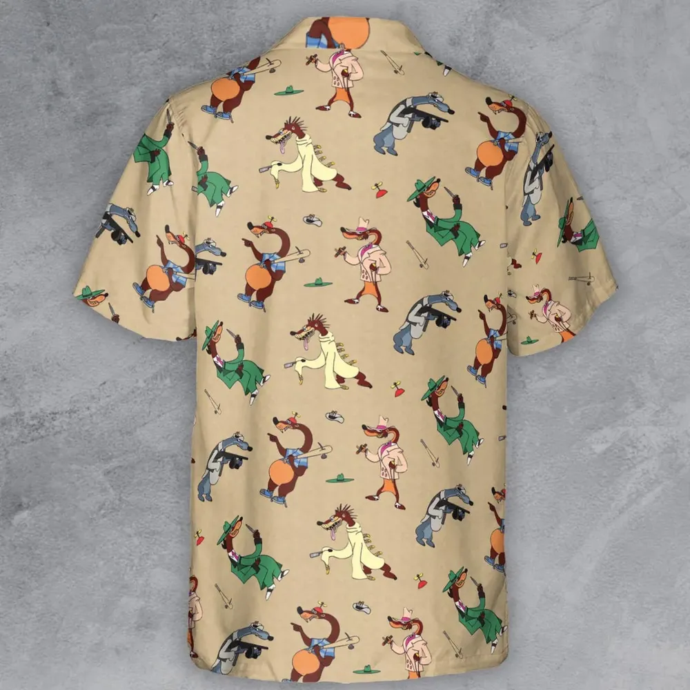 Toon Patrol Who Framed Roger Rabit Button Down Shirt - 3