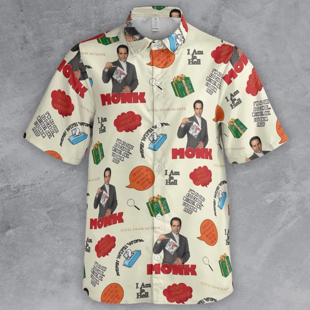 Here’s What Happened Monk Button Down Shirt - 2