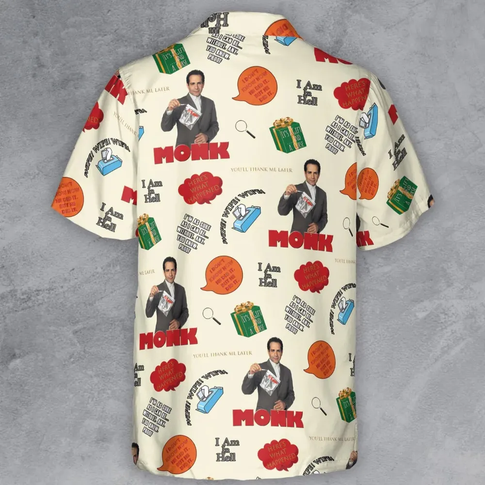 Here’s What Happened Monk Button Down Shirt - 3