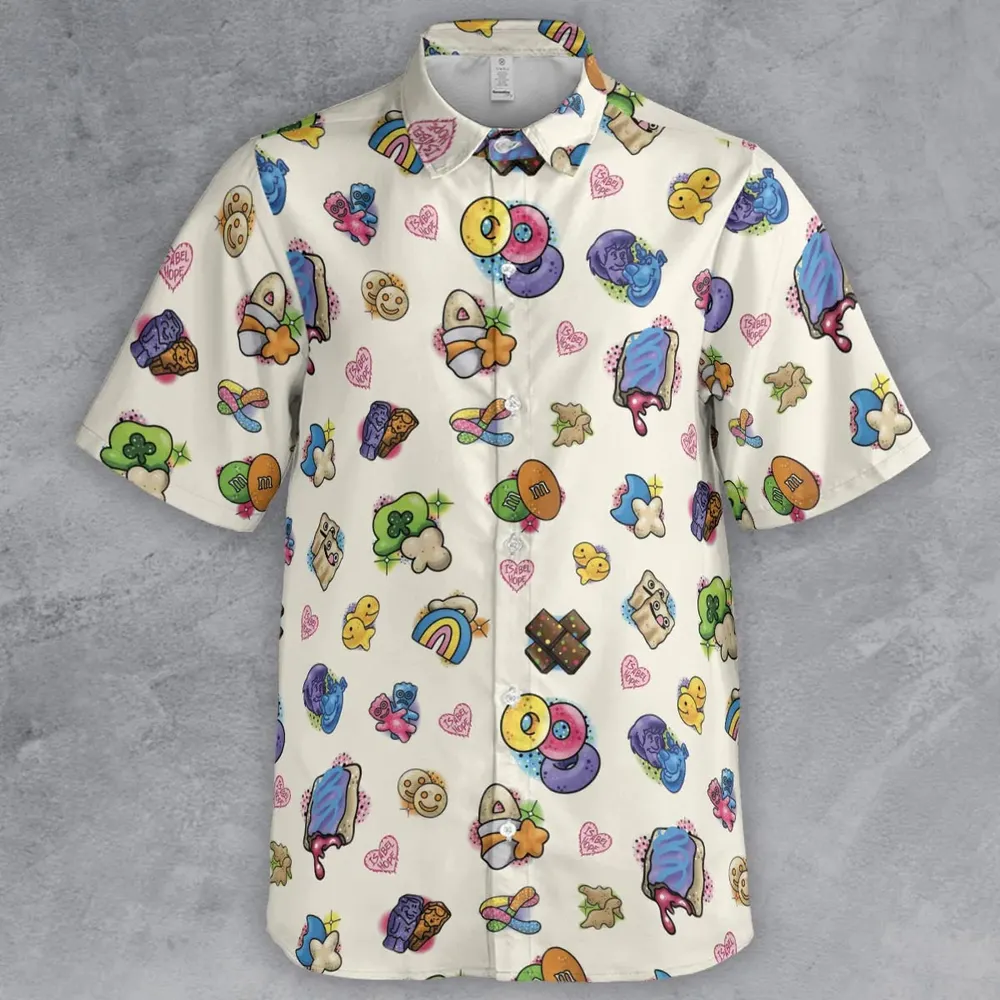 Nostalgic Candy From Your Childhood Button Down Shirt - 2