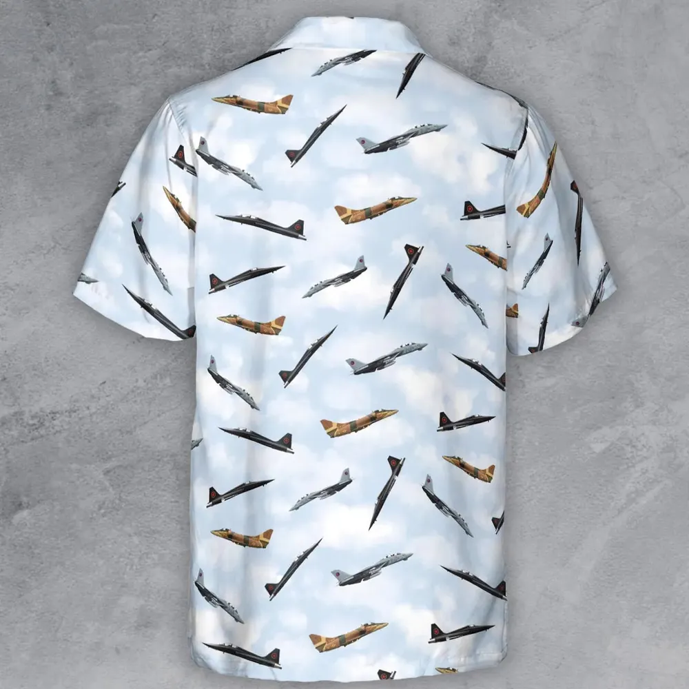 Top Gun Aircraft Button Down Shirt - 3