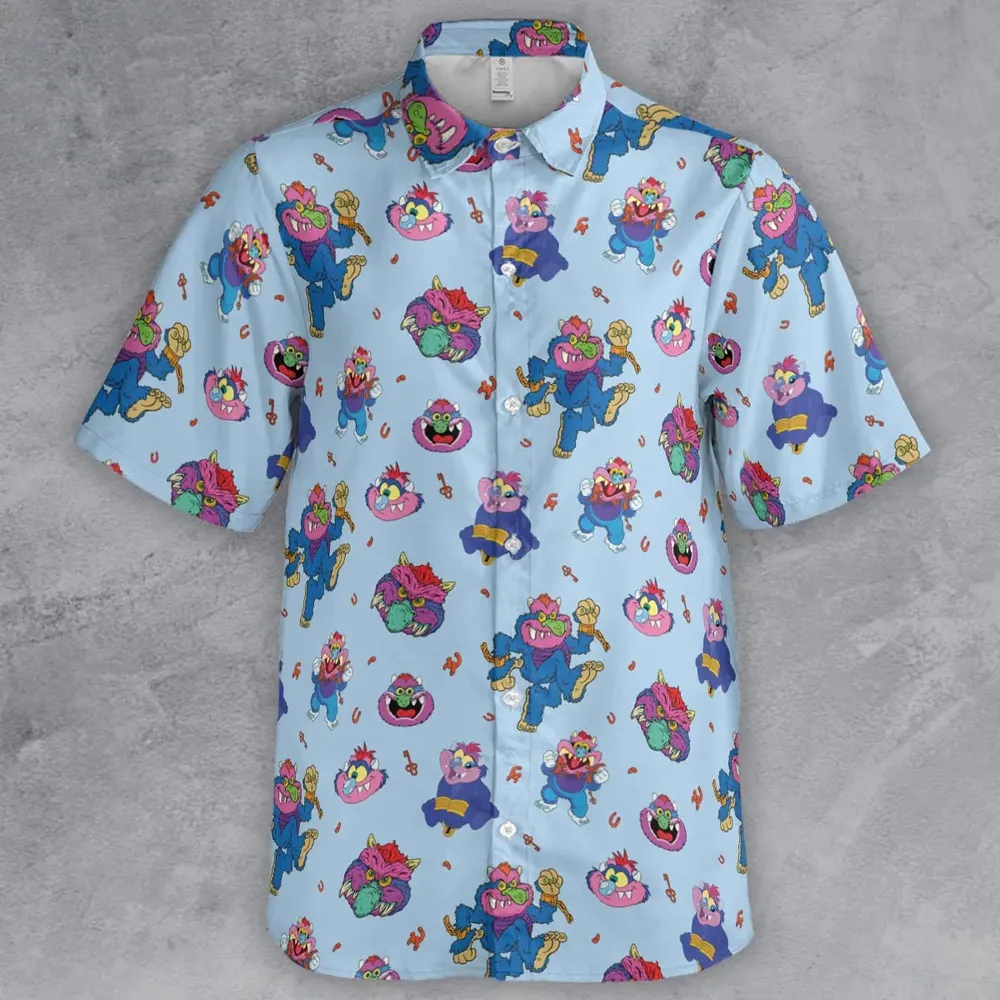 Blue Monster My Pet Monster Button Down Shirt - 2
