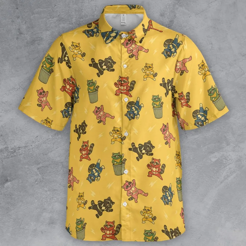 Morphin Time Trash Panda Button Down Shirt - 2