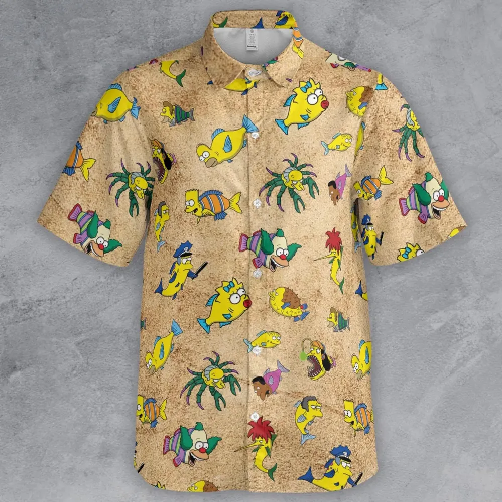 Shrimpsons The Simpsons Button Down Shirt - 2