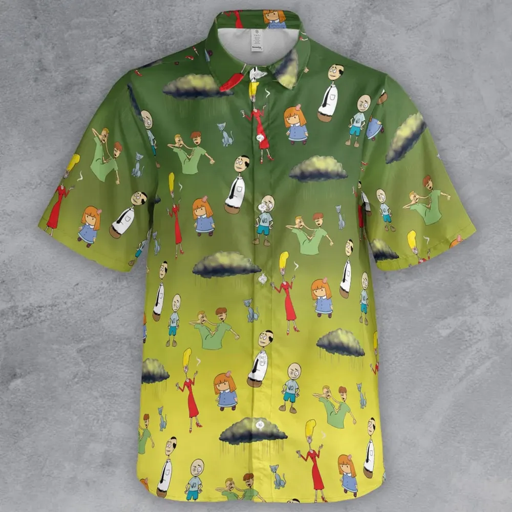 The Oblongs Retro TV Show Button Down Shirt - 2