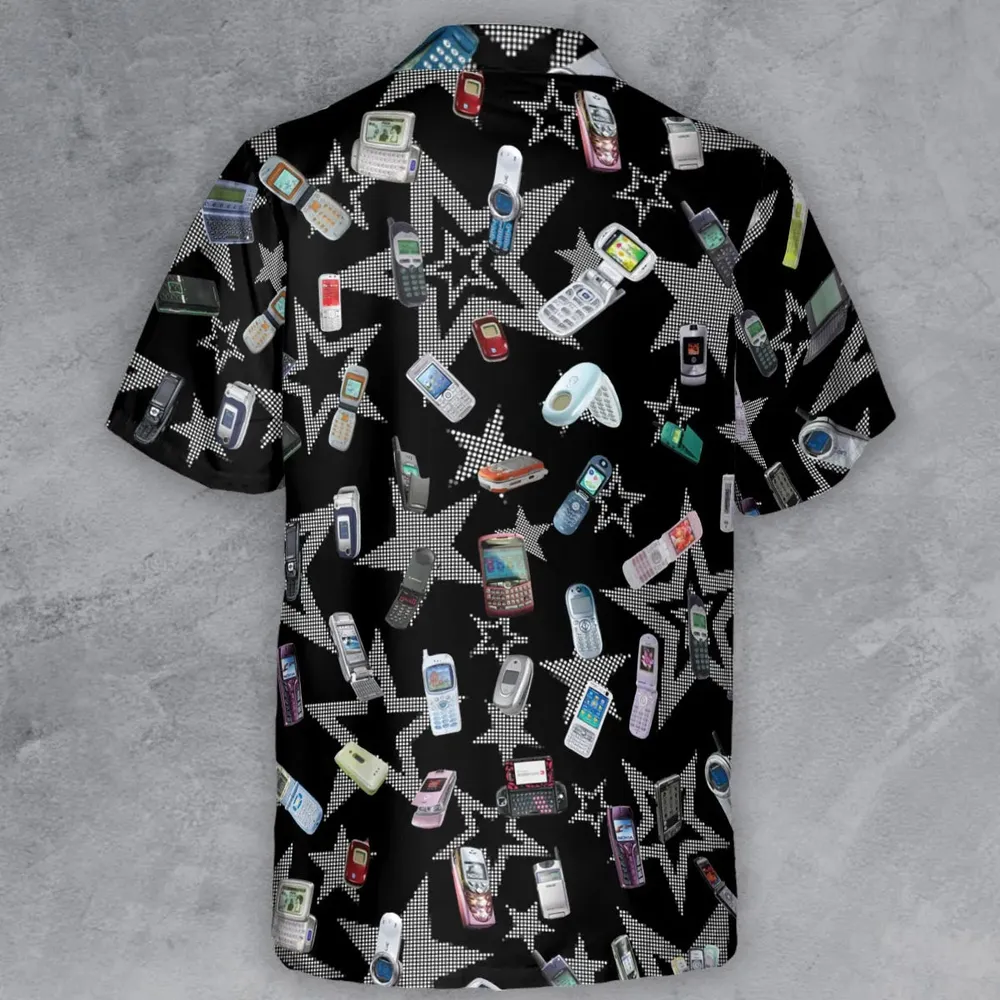Retro Futurism Button Down Shirt - 3