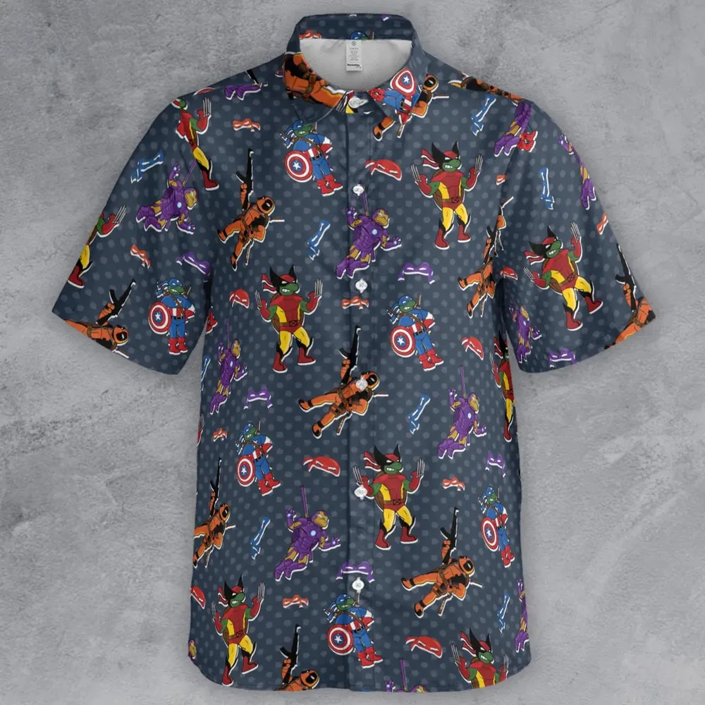 Super Turtles TMNT Button Down Shirt - 2