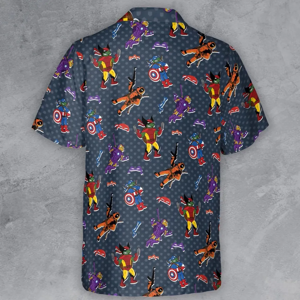 Super Turtles TMNT Button Down Shirt - 3