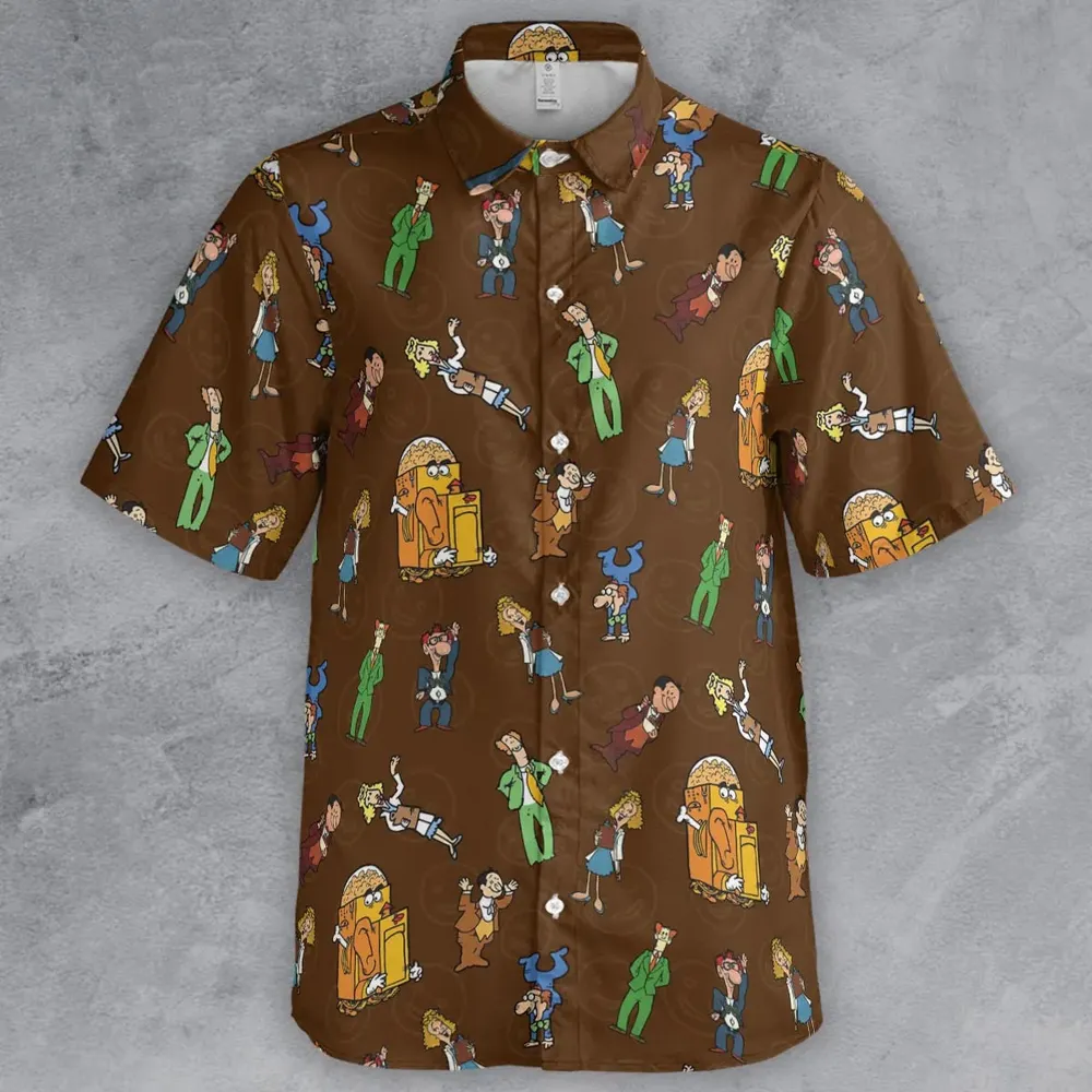Grins and Smiles And Giggles And Laugh Button Down Shirt - 2