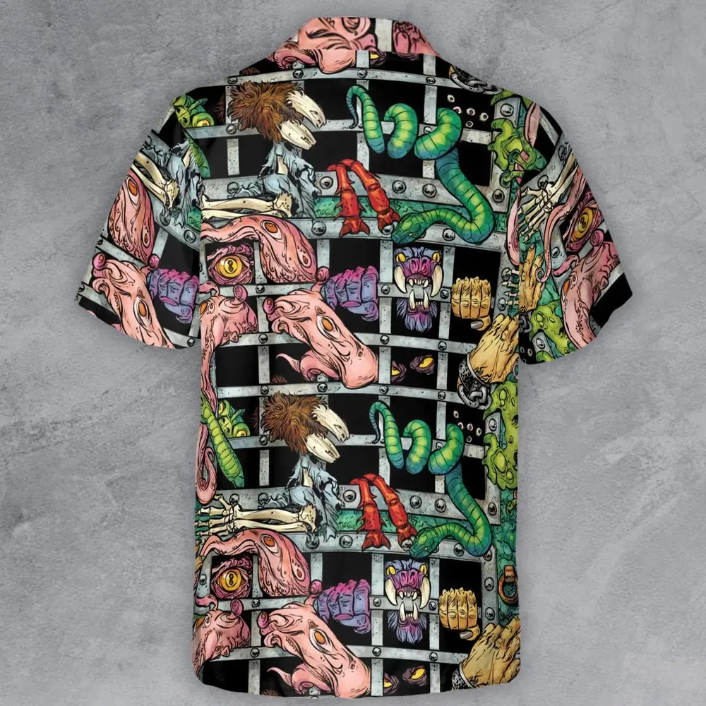 Castle Grayskull Dungeon He-man And The Masters Of The Universe Button Down Shirt - 3