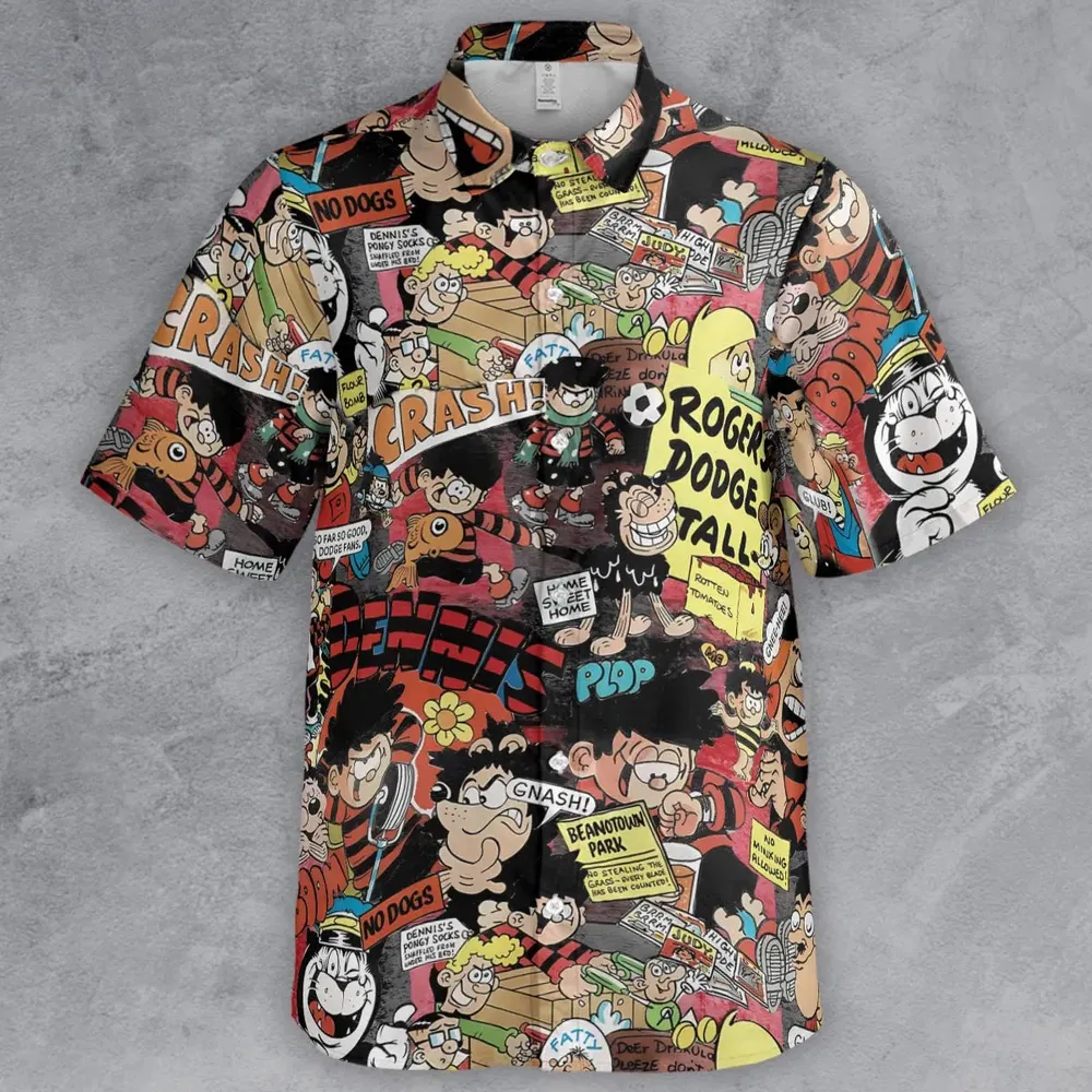 Retro Rebel Beano Button Down Shirt - 2