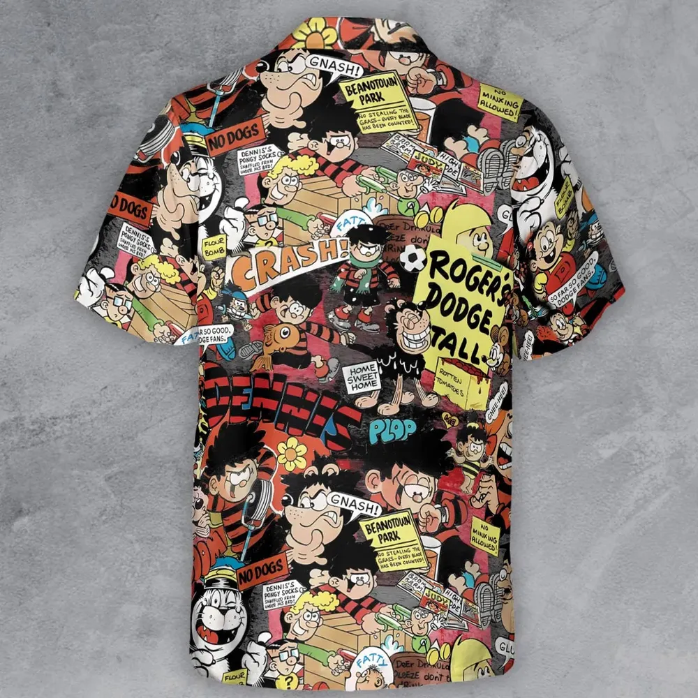 Retro Rebel Beano Button Down Shirt - 3