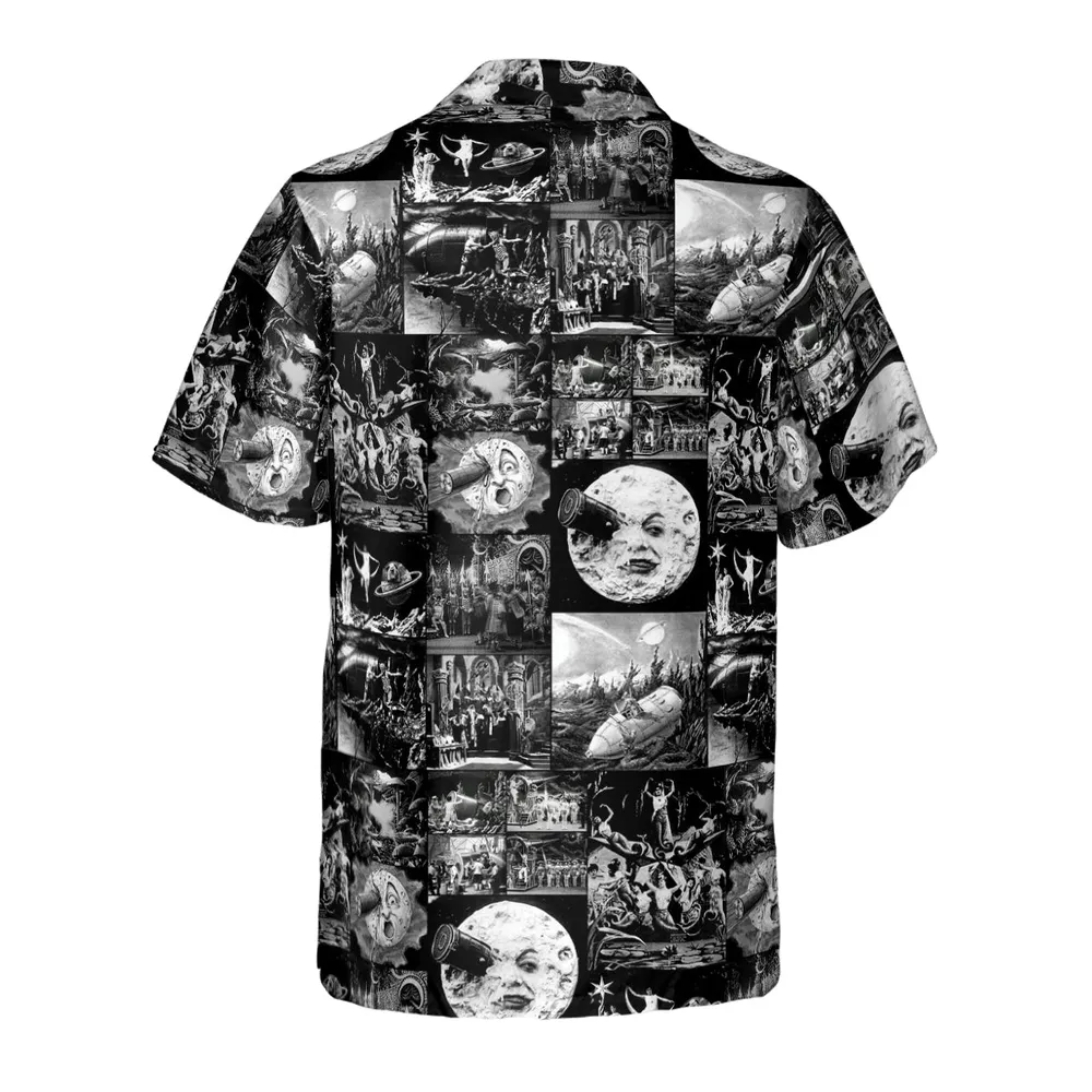 Le Voyage Dans La Lune 1902 Hawaiian Shirt - 3