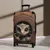 Cute Dragon Leather Print Luggage Cover - 1