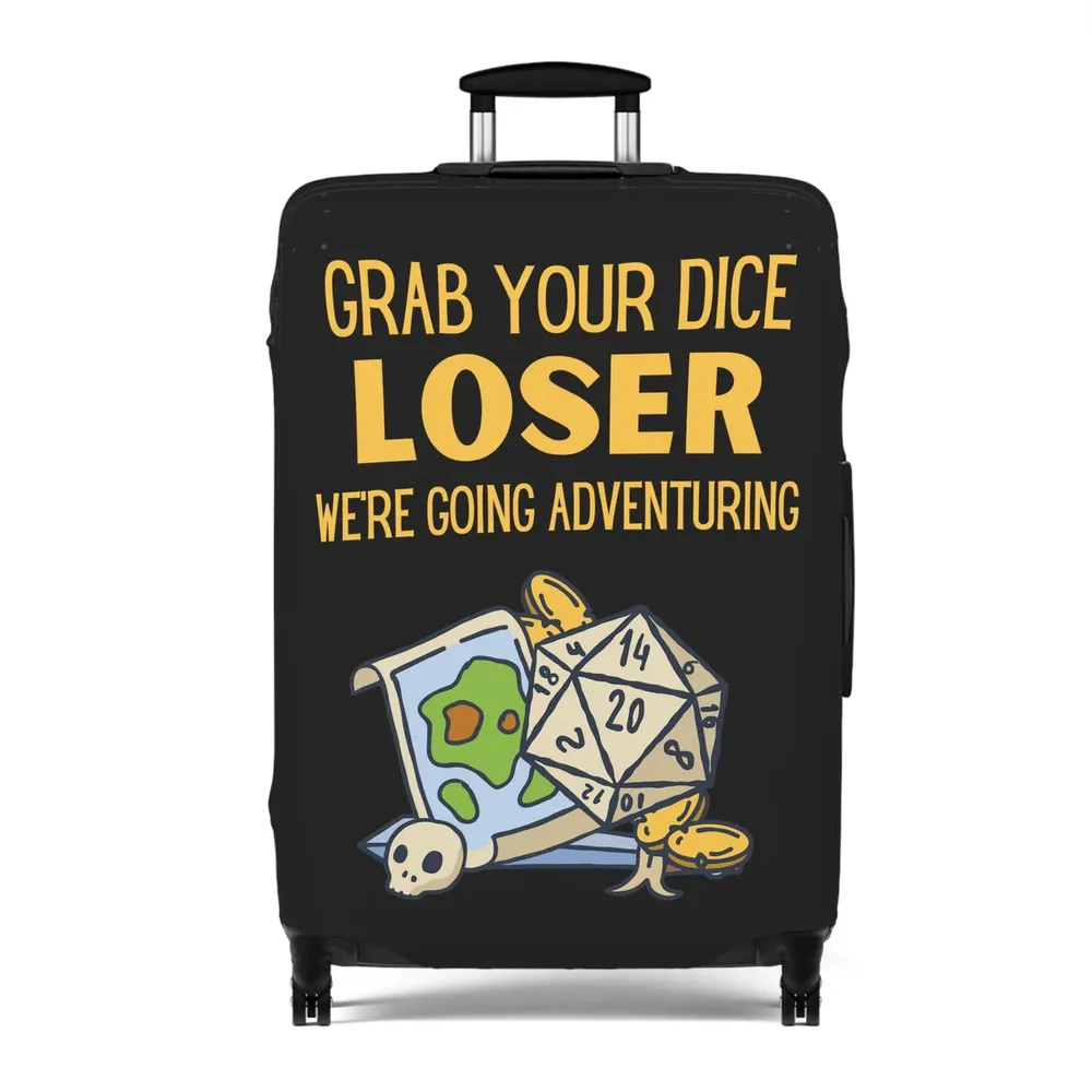 Grab Your Dice Loser Luggage Cover - 3
