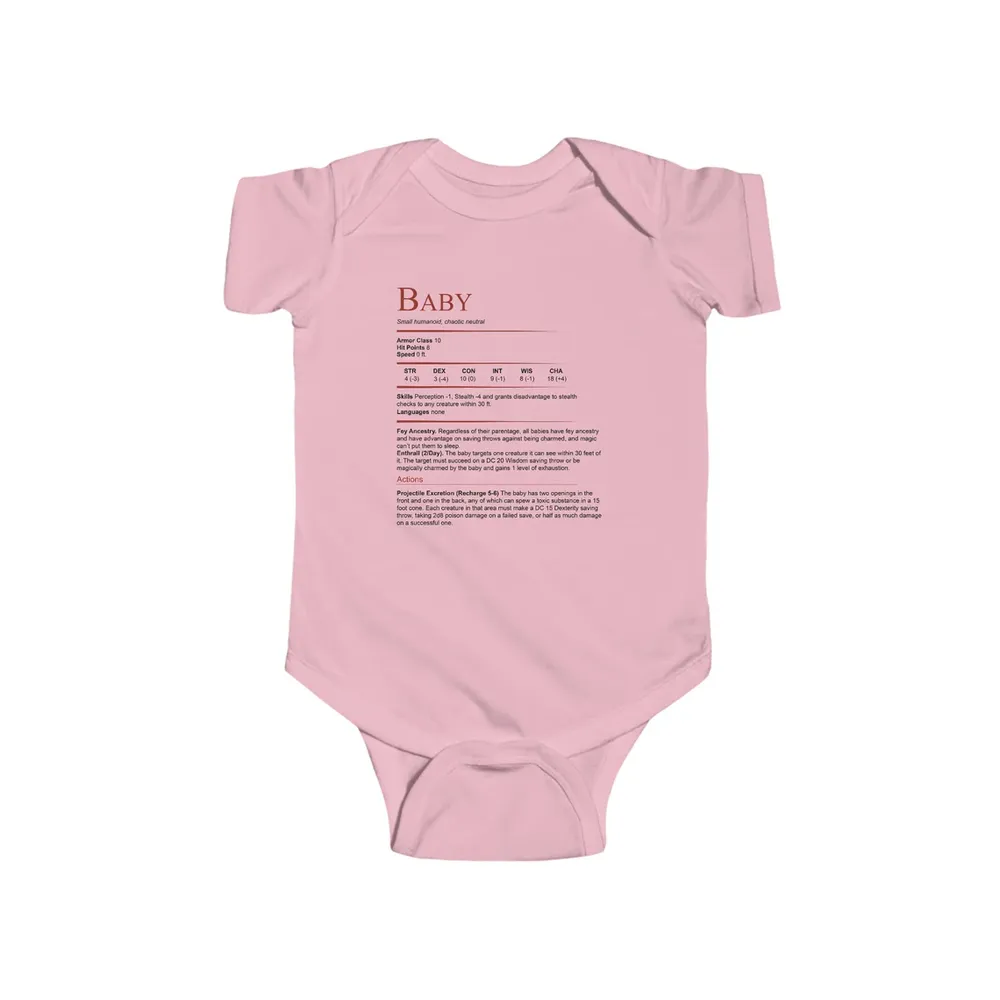 Baby Stats Bodysuit - 7
