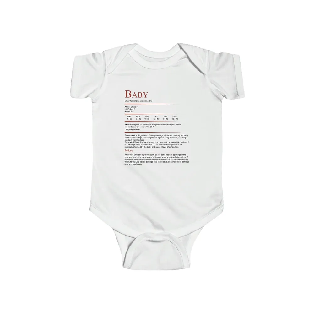 Baby Stats Bodysuit - 5