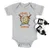 Level 1 Human Baby Bodysuit - 1