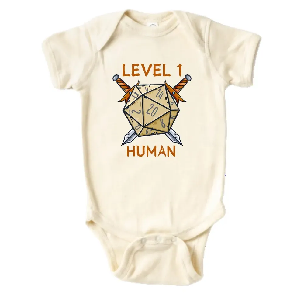 Level 1 Human Baby Bodysuit - 4