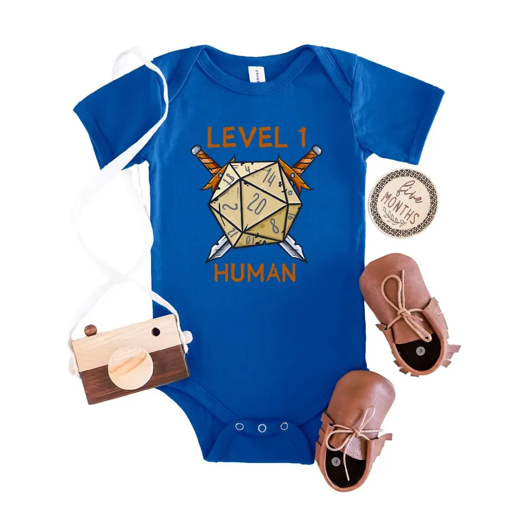Level 1 Human Baby Bodysuit - 3