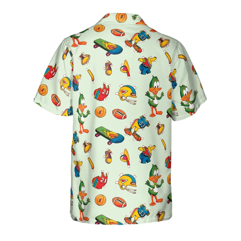 Plucky Duck Tiny Toon Adventures Hawaiian Shirt - 2