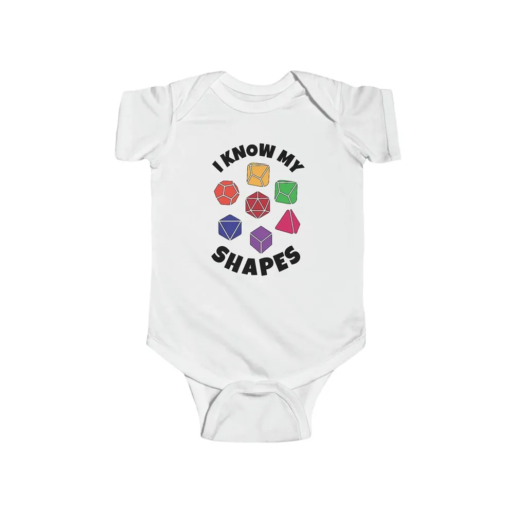 I Know My Shape Baby Bodysuit - 5