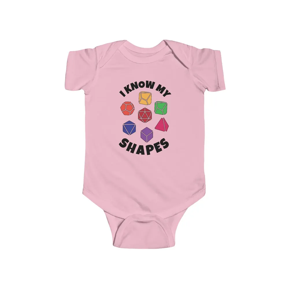 I Know My Shape Baby Bodysuit - 3