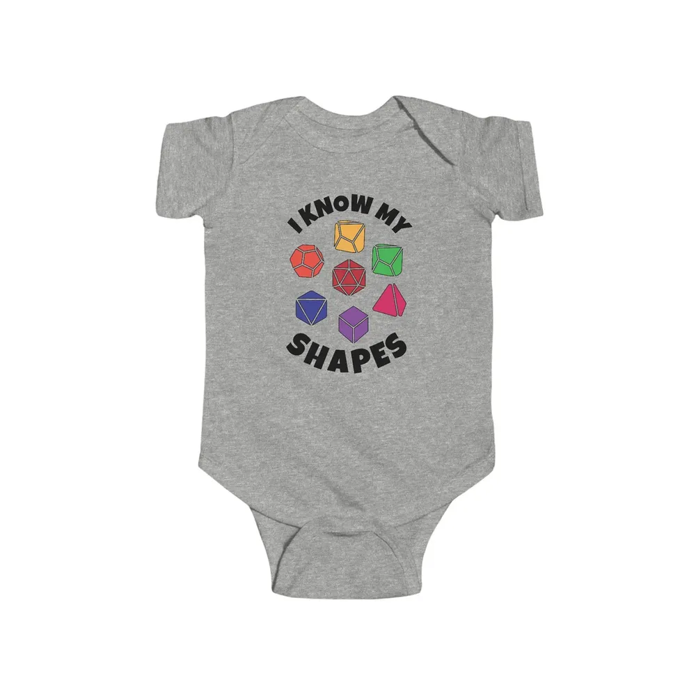 I Know My Shape Baby Bodysuit - 4