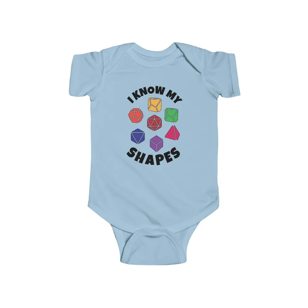 I Know My Shape Baby Bodysuit - 6