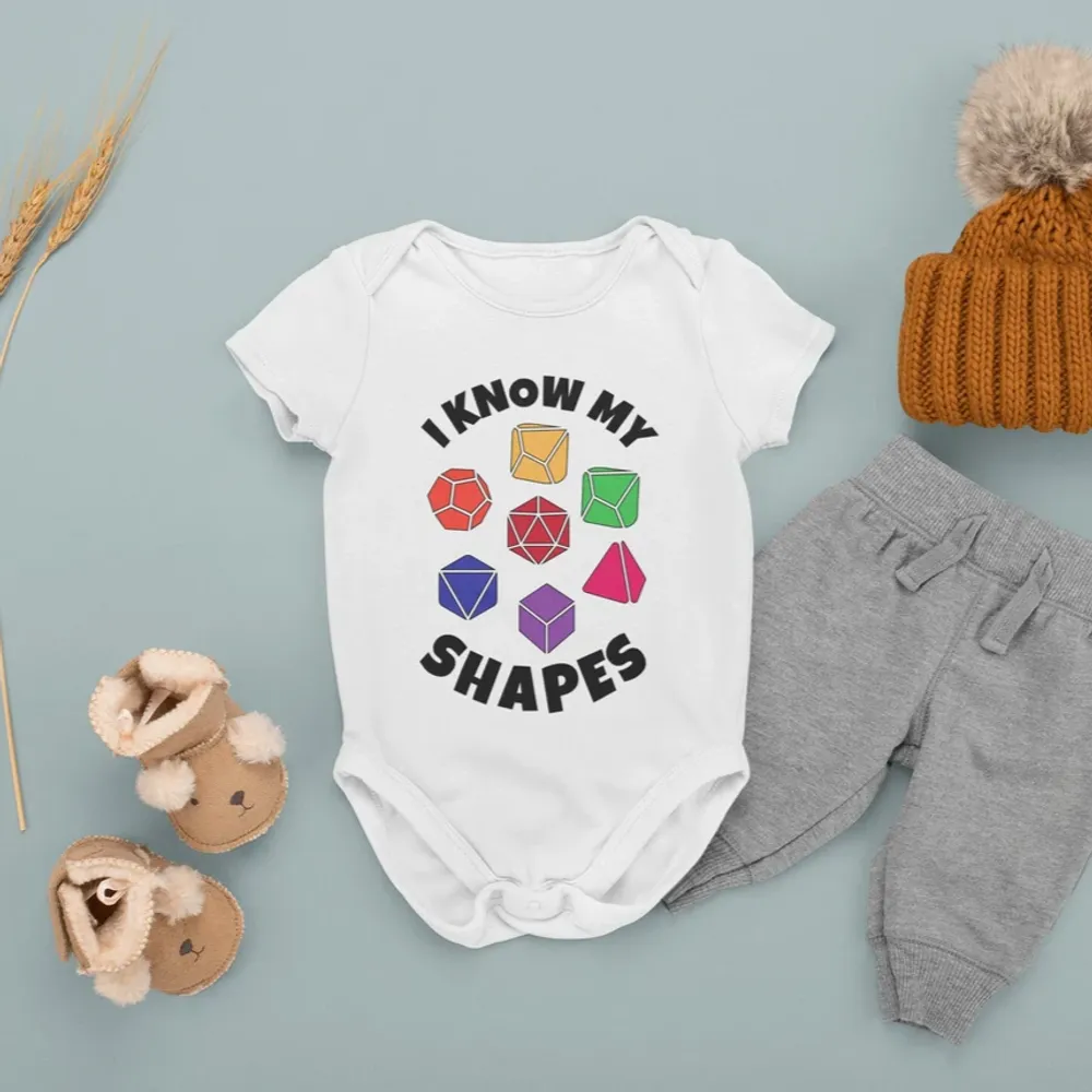 I Know My Shape Baby Bodysuit - 1