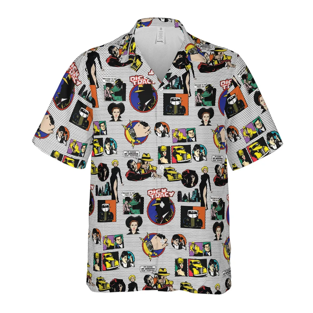Vintage 90s Dick Tracy Hawaiian Shirt - 2