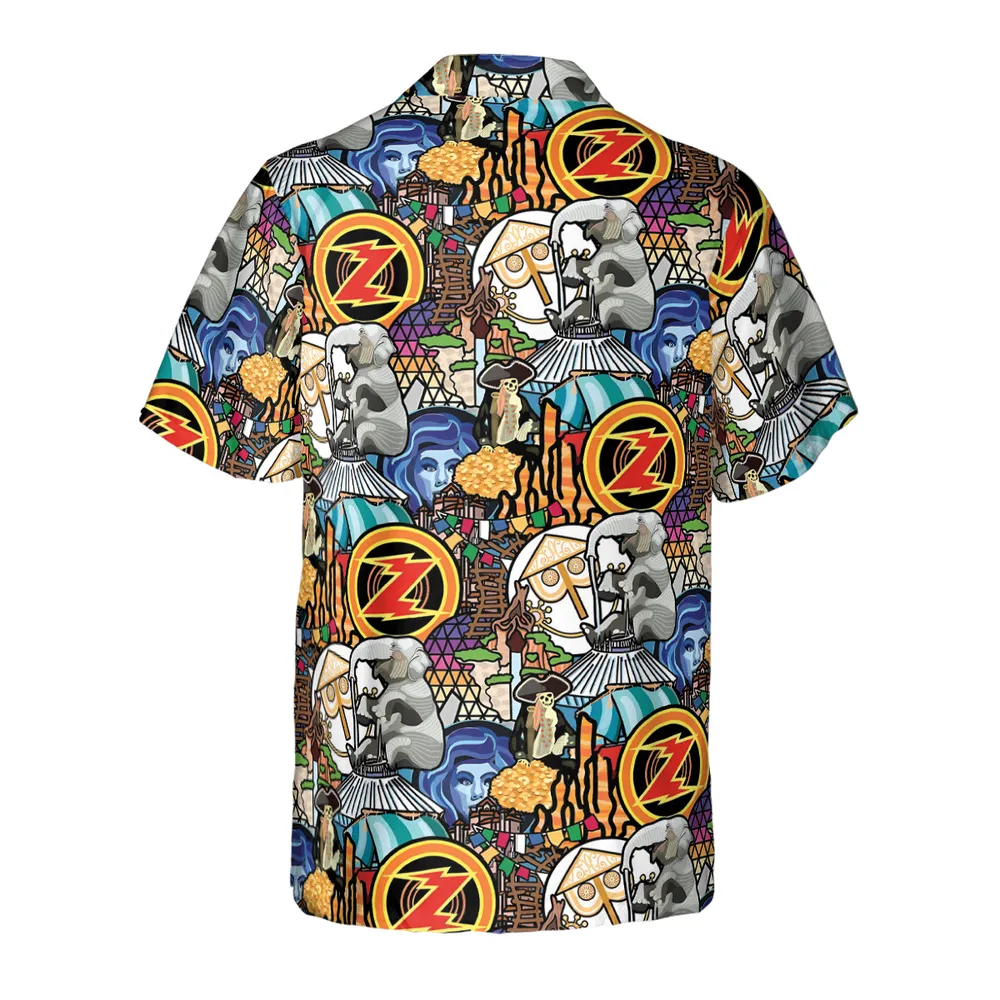 Ride Icon Collage Hawaiian Shirt - 3
