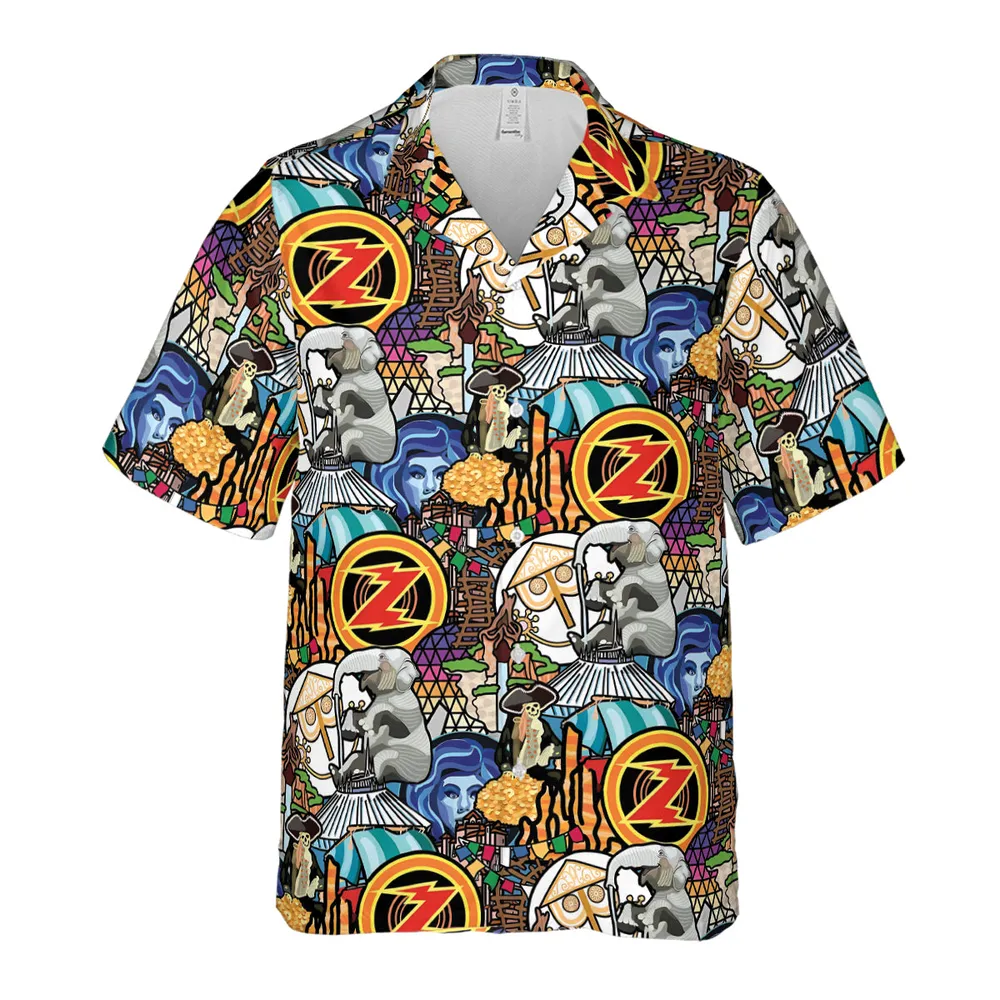 Ride Icon Collage Hawaiian Shirt - 2